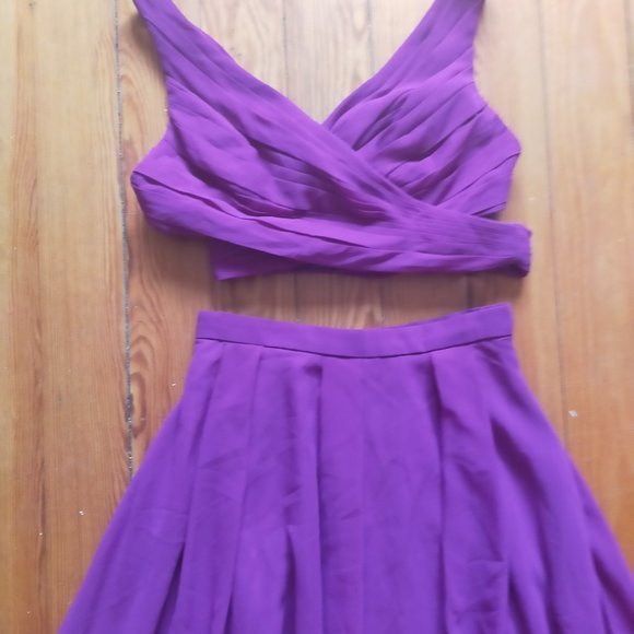 Two-piece prom dress from Fame & Partners (size 4) - Picture 2 of 4